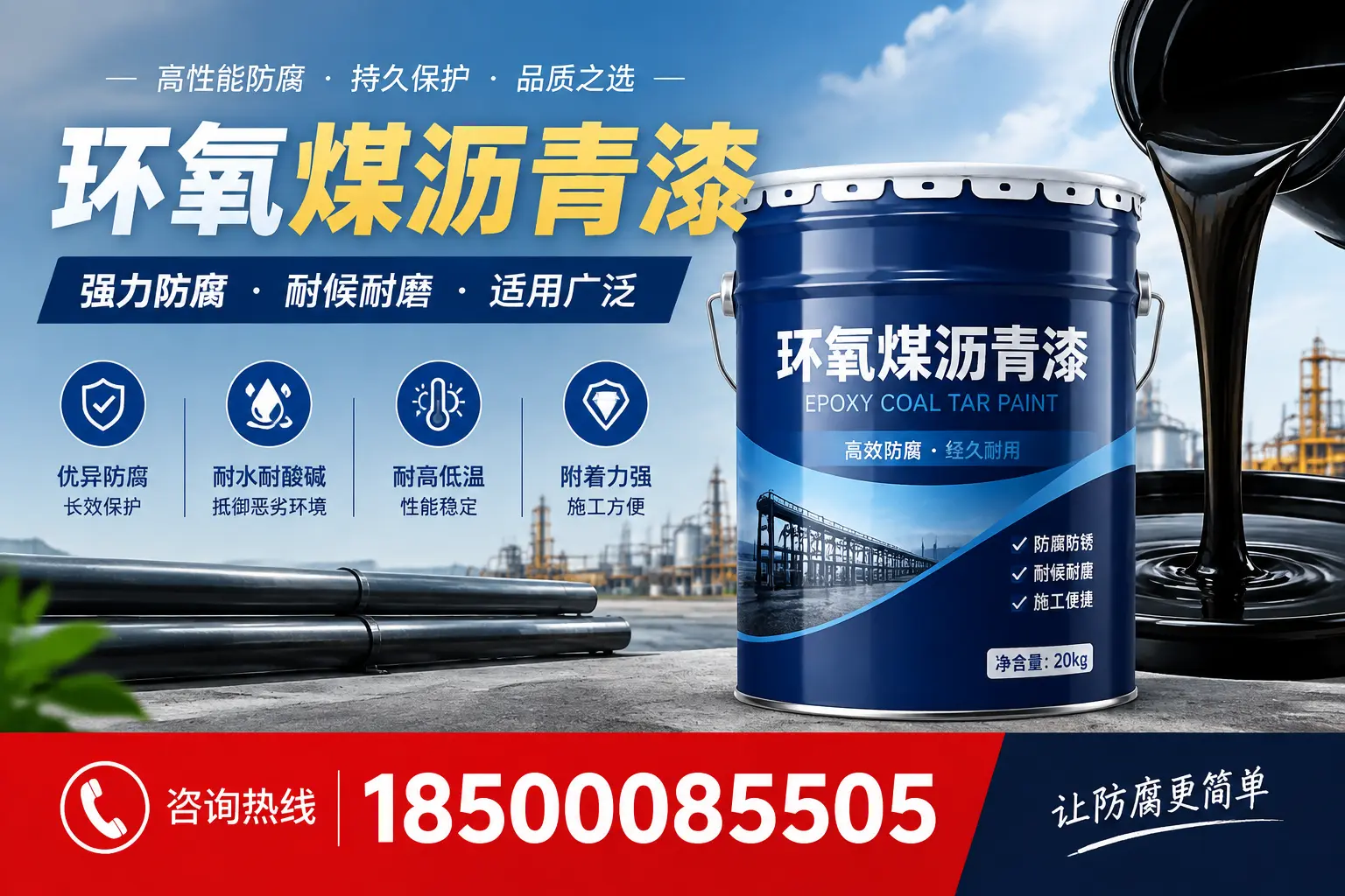 环氧煤沥青漆在不同气候条件下的表现分析，洮南适用性